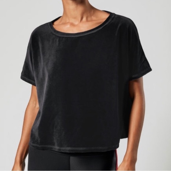 ALALA Champ Tee black velvet velour size L black - Picture 5 of 11